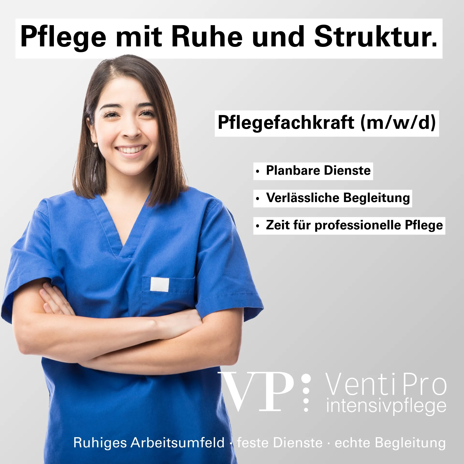 Pflegefachkraft (m/w/d) für Tracheostoma-1:1-Versorgung in Bergheim. Strukturierte Pflege, feste Dienste und ruhiges Arbeitsumfeld.